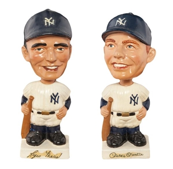 1961-63 Mickey Mantle and Roger Maris Bobbleheads (2)